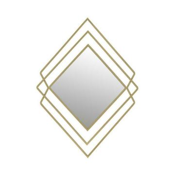 Oglinda de perete, Metal, Auriu, Danielle