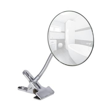 Oglindă cosmetică (5x) de mărire ø 15 cm Clip – Wenko