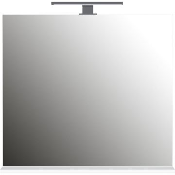 Oglindă de perete cu led/cu raft 76x75 cm – Germania