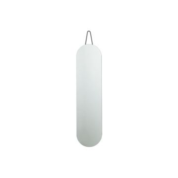 Oglindă de perete Zone A-Wall, 120 x 30 cm, negru