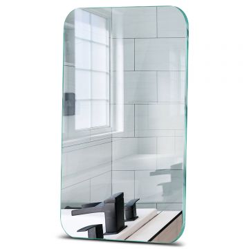 Oglinda simpla lipire prin adeziv Verticala colturi rotunjite R85 mm - Reyze - 100 cm / 120 cm