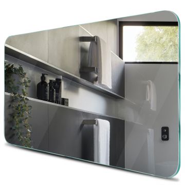 Oglinda simpla luft 10 mm Orizontala colturi rotunjite R85 mm - Reyze - 150 cm / 50 cm