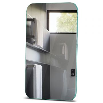 Oglinda simpla luft 10 mm Verticala colturi rotunjite R85 mm - Reyze - 70 cm / 120 cm