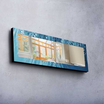 Oglinda decorativa, 40120MA-014, Cadru: 100% LEMN DE PIN (Grosime: 27 mm), Multicolor