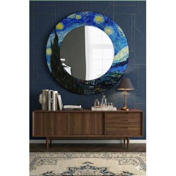 Oglinda decorativa, Artmdfmrr1, Cadru: 100% MDF, Multicolor