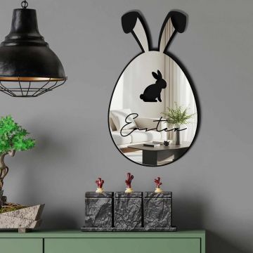 Oglinda decorativa, EAS002SILVER, Partea de jos: 100% EVA (Grosime: 10 mm), Argintiu