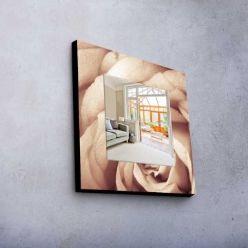 Oglinda decorativa, MA-043, Cadru: 100% LEMN DE PIN (Grosime: 27 mm), Multicolor