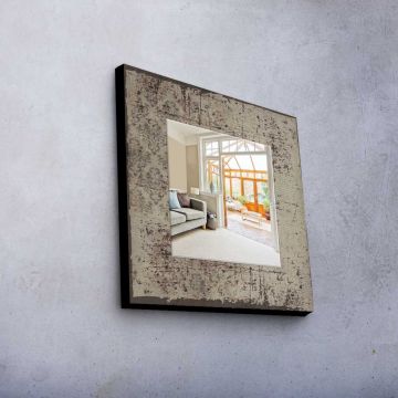 Oglinda decorativa, MA-057, Cadru: 100% LEMN DE PIN (Grosime: 27 mm), Multicolor