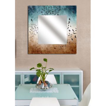 Oglinda decorativa, MA-20, 30 x 30 cm, Multicolor