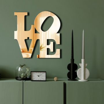 Oglinda decorativa, Ozgl506, Partea de jos: 100% EVA (Grosime: 10 mm), Auriu