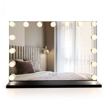 Oglindă LED HOLLYWOOD Black