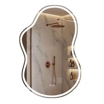 Oglindă LED UNO 80x55 cm