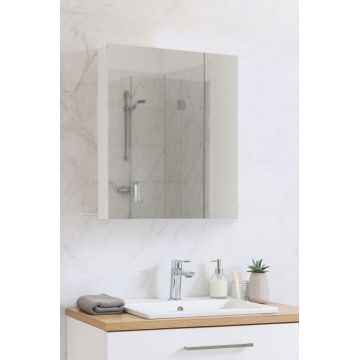 Oglinda SERENA, alb, 50x55 cm