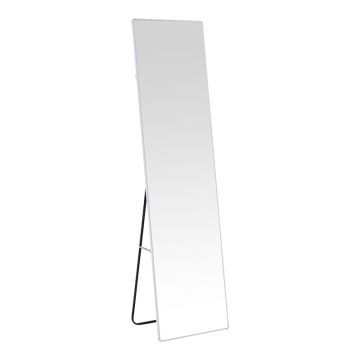 Oglinda aluminiu Moira, alba, 40x28x150 cm