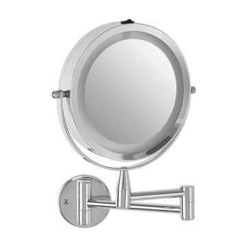 Oglindă cosmetică (mărire 2x) cu led/de mărire 18x29 cm Cassini – Premier Housewares