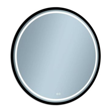 Oglinda cu iluminare LED Venti Baltic 70 cm negru