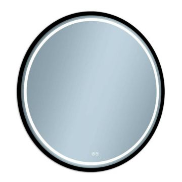 Oglinda cu iluminare LED Venti Baltic 80 cm negru