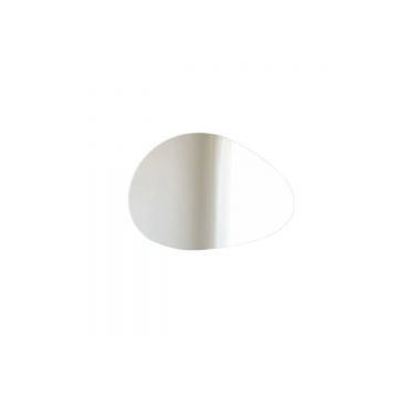 Oglinda decorativa de perete Re-Bloom Hanah Home, MDF 100%, 76x50x2.2 cm, montare perete, alb - Verificat A · Re-Bloom