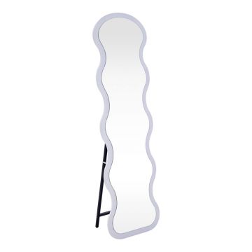 Oglinda decorativa Dural, Negru - Alb, 50x30x160 cm