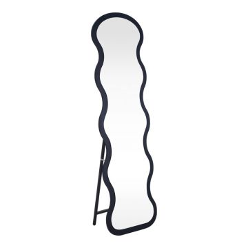Oglinda decorativa Dural, Negru - Alb, 50x30x160 cm