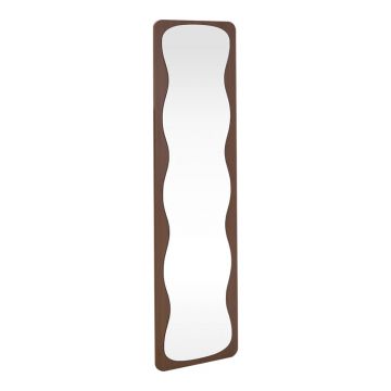 Oglinda decorativa Jenia, Natural - Nuc, 40x40x160 cm