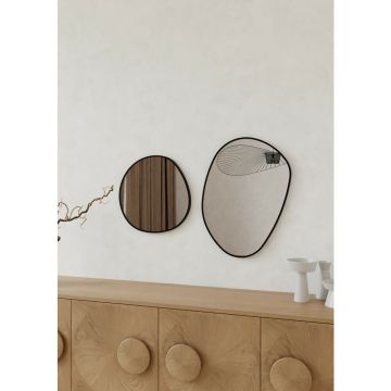 Oglinda Dubiel Vitrum Fly negru 50x50 cm