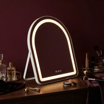 Oglindă LED GLAM White 40x45cm
