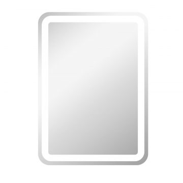 Oglinda pentru baie cu lumini LED, 70 x 50 cm