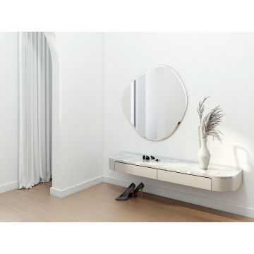 Oglinda reversibila asimetrica Dubiel Vitrum Albert 80x80 cm