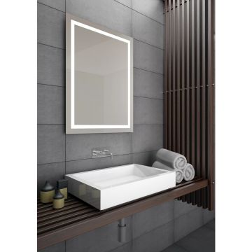 Oglinda reversibila dreptunghiulara LED Dubiel Vitrum Focus 50x70 cm