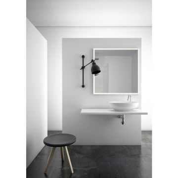 Oglinda reversibila patrata LED Dubiel Vitrum Solid 70x70 cm