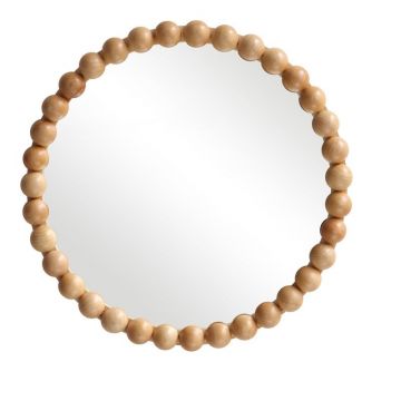 Oglinda Specio, Pako World, Lemn, Natural, 60x60x4.5 cm