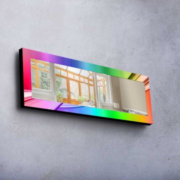 Oglinda decorativa, 40120MA-005, LEMN DE PIN, Lemn (Grosime: 27 mm, Multicolor