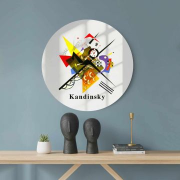 Oglinda decorativa, AY11769, Sticla, ø30 cm, Multicolor