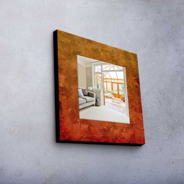 Oglinda decorativa, MA-086, LEMN DE PIN, Lemn (Grosime: 27 mm, Multicolor