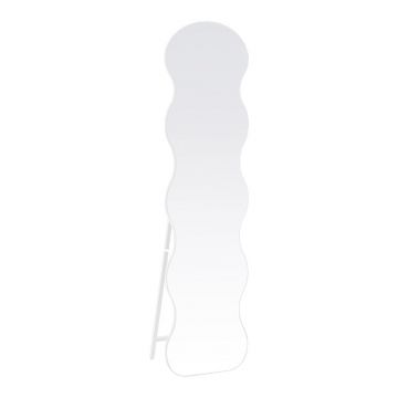 Oglinda decorativa Waven, 38x28x148 cm - Alb