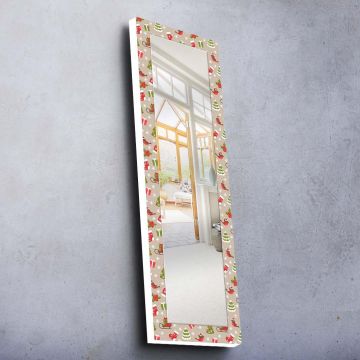 Oglinda Decorativa Yanayna, 40x120x0.4 cm - Bej