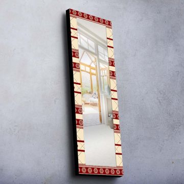Oglinda Decorativa Yanayna, 40x120x0.4 cm - Crem
