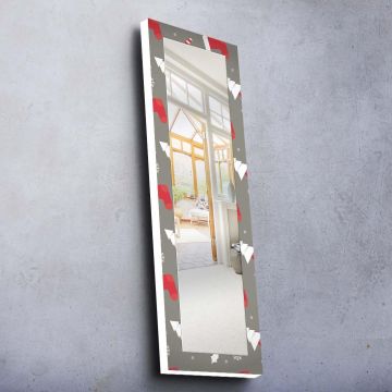 Oglinda Decorativa Yanayna, 40x120x0.4 cm - Gri