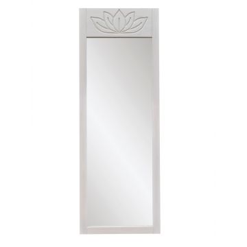 Oglindă mare Lotus, Diverse culori, 55x2x155 cm - Alb