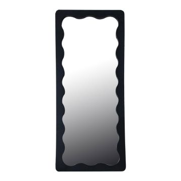 Oglinda Werdy, Lemn, 65x170 cm - Negru