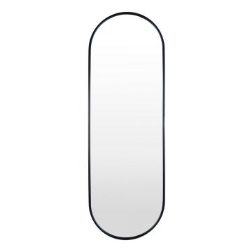 Oglindă ovală de perete Bonami Essentials Lilee, 40 x 120 cm, negru