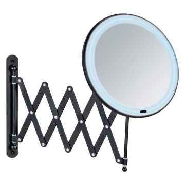 Oglindă cosmetică (5x) cu led/de mărire ø 20 cm Barona – Wenko