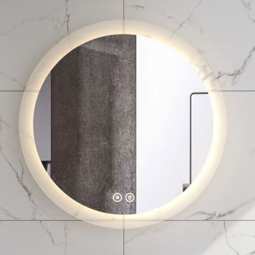 Oglinda rotunda  Fluminia Miro 60 cm cu iluminare LED