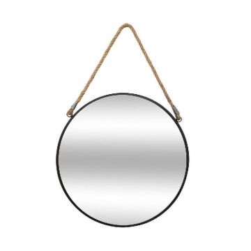 Oglinda de perete PWD-0074 18208 Negru 38x3x38cm