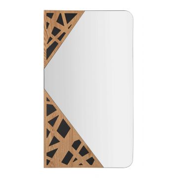 Oglinda decorativa Angle, Mauro Ferretti, 50x90 cm, MDF/sticla, multicolor