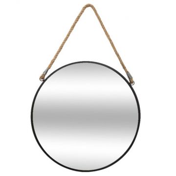 Oglinda de perete PWD-0084 18181 Negru 55x3x55cm