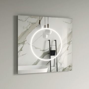Oglinda LED Aurora - Ovirro - Dimensiune 100x100