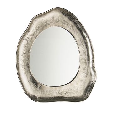 Oglinda decorativa Asmita, Bizzotto, 29.5x1.5x31 cm, aluminiu