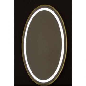 Oglinda LED Alexa Oval - Ovirro - Dimensiune 69x100